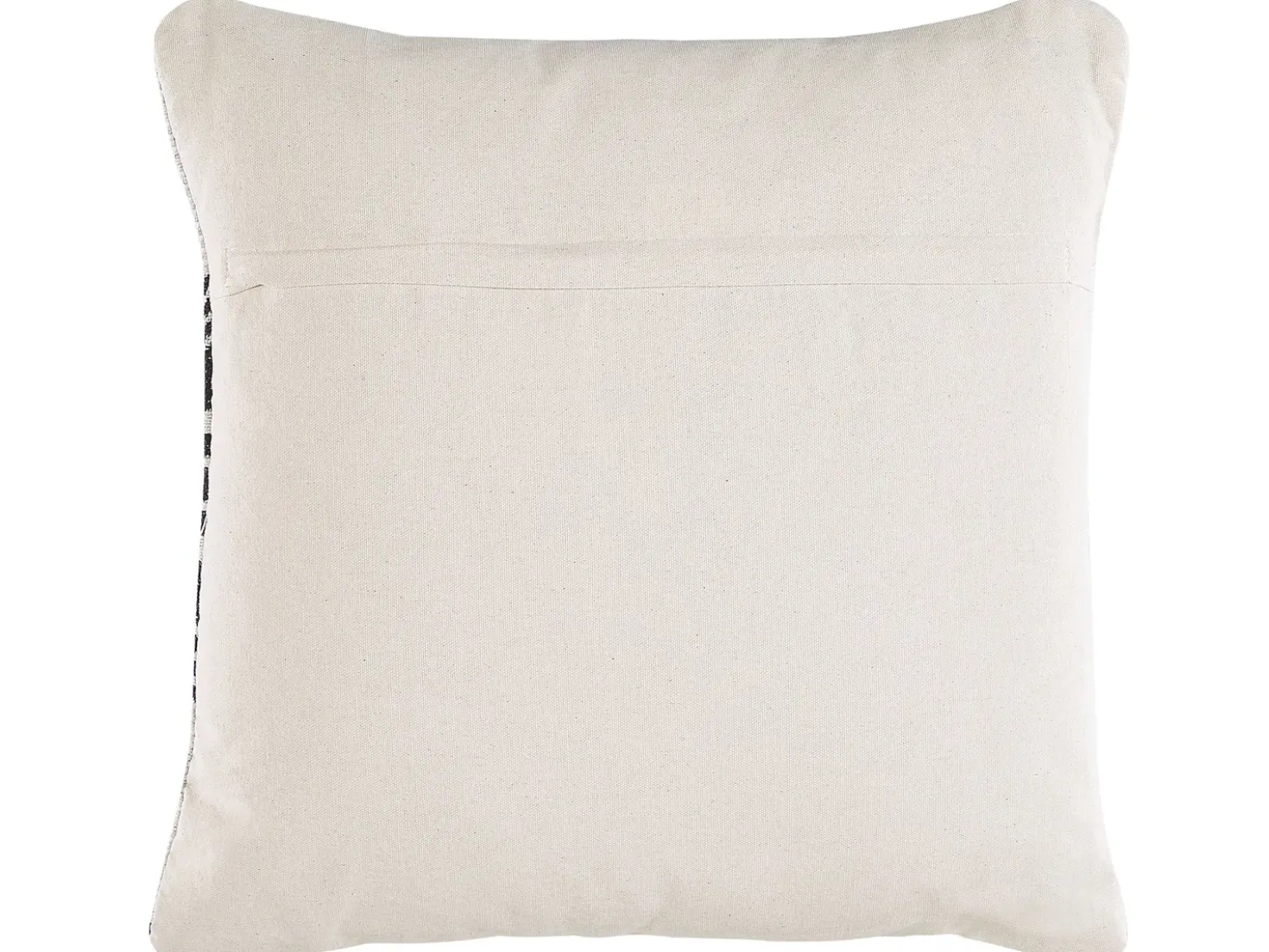 Set di 2 cuscini KOTURE Cotone 45 x 45 cm Nero/Bianco Trama geometrica