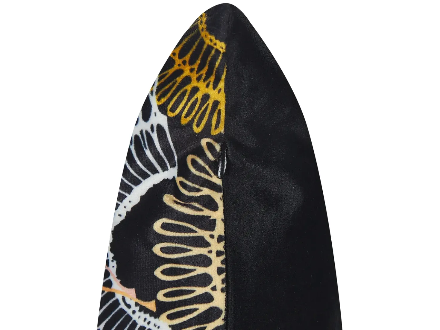 Set di 2 cuscini LAGURUS Velluto 45 x 45 cm Multicolore Trama di piante