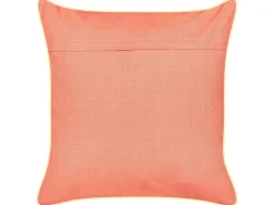Set di 2 cuscini LAMINARIA Velluto 45 x 45 cm Corallo Trama animale