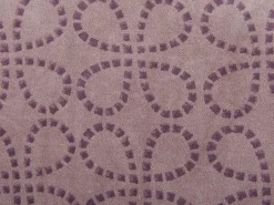 Set di 2 cuscini LARKSPUR Velluto 45 x 45 cm Rosa Trama geometrica