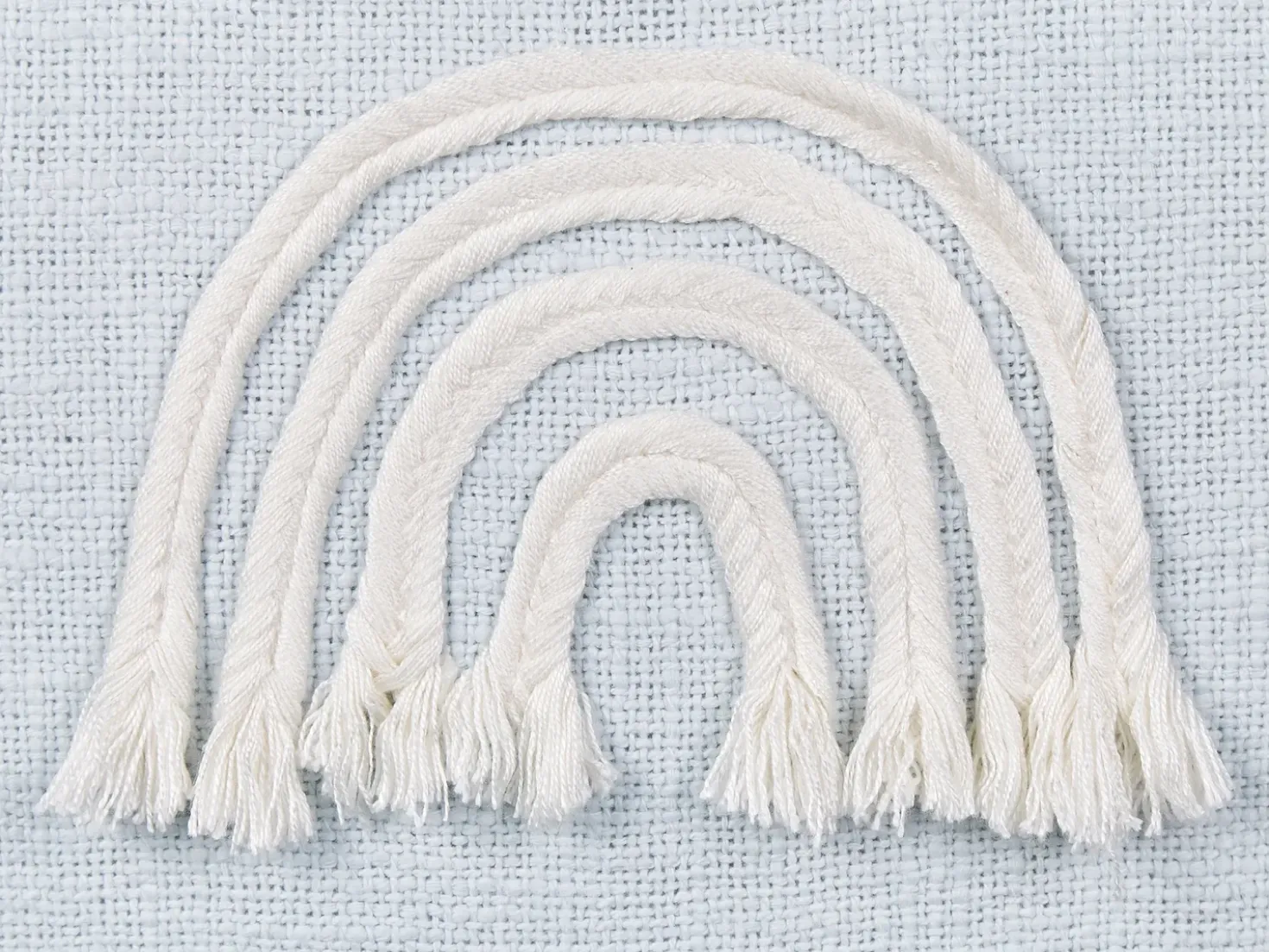 Set di 2 cuscini LEEA Cotone 45 x 45 cm Azzurro