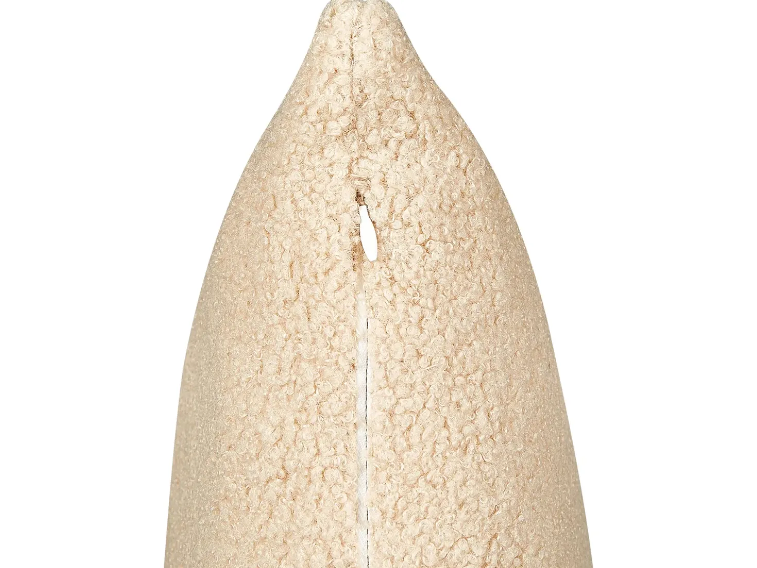 Set di 2 cuscini LEUZEA Bouclé 45 x 45 cm Beige sabbia Tinta unita