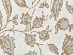 Set di 2 cuscini LIVISTONA Cotone 45 x 45 cm Bianco Trama floreale