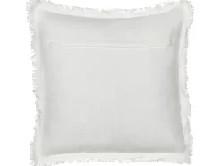 Set di 2 cuscini LIVISTONA Cotone 45 x 45 cm Bianco Trama floreale