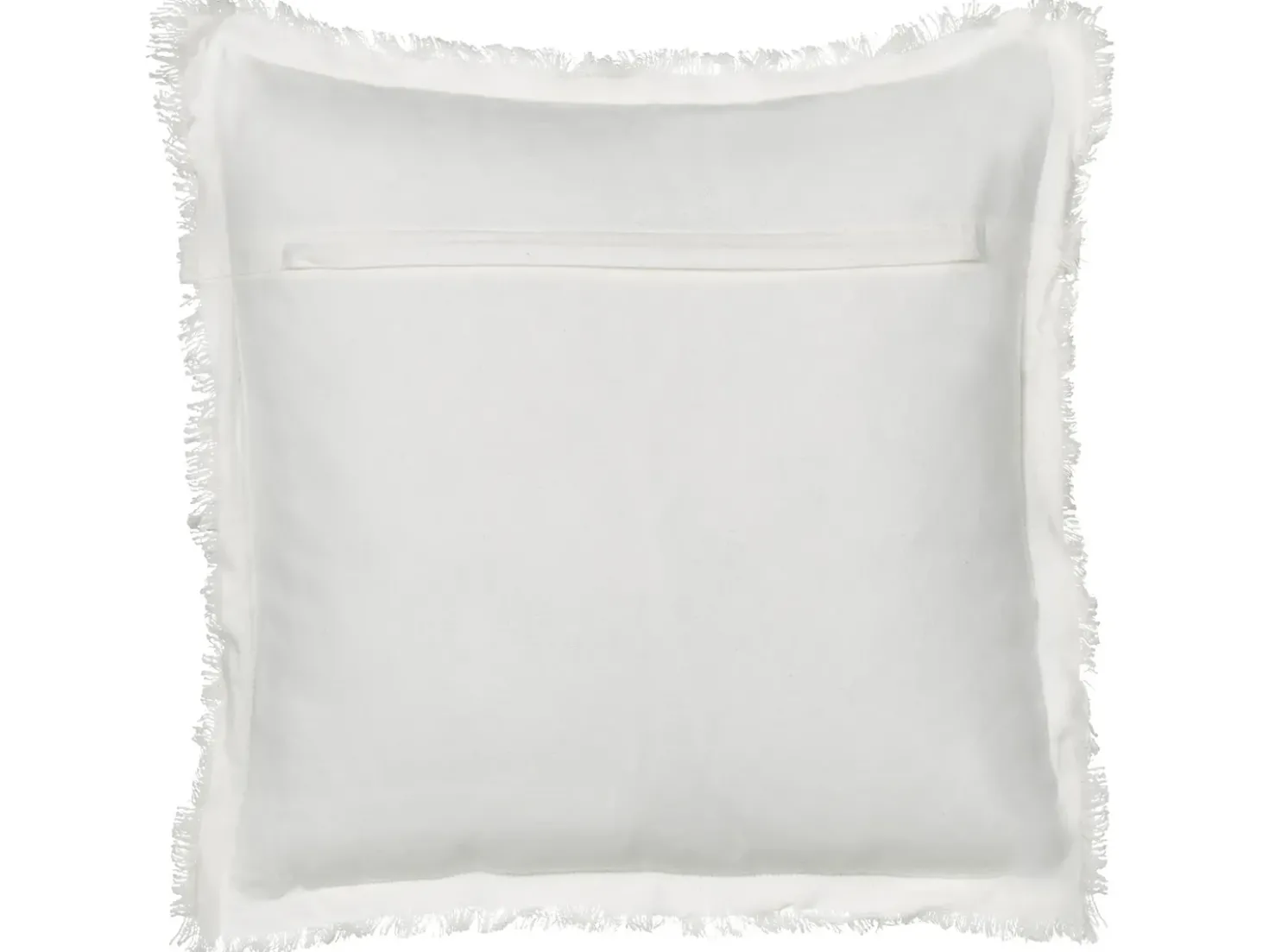 Set di 2 cuscini LIVISTONA Cotone 45 x 45 cm Bianco Trama floreale