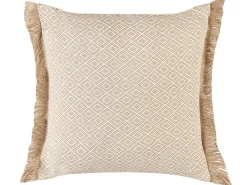 Set di 2 cuscini LONAR 45 x 45 cm Beige sabbia