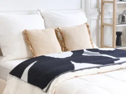 Set di 2 cuscini LONAR 45 x 45 cm Beige sabbia