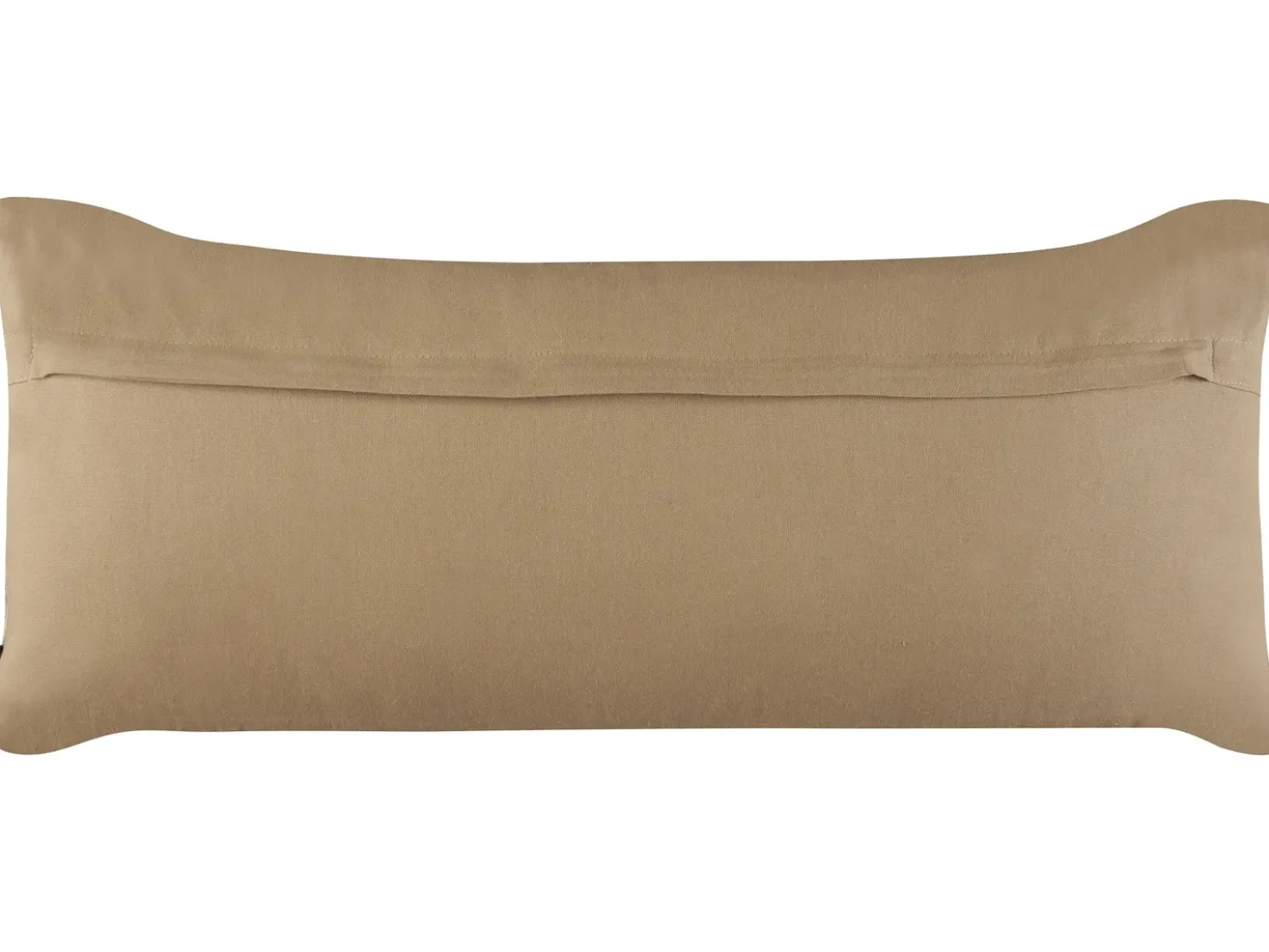 Set di 2 cuscini LUINA Iuta 30 x 70 cm Beige Tinta unita