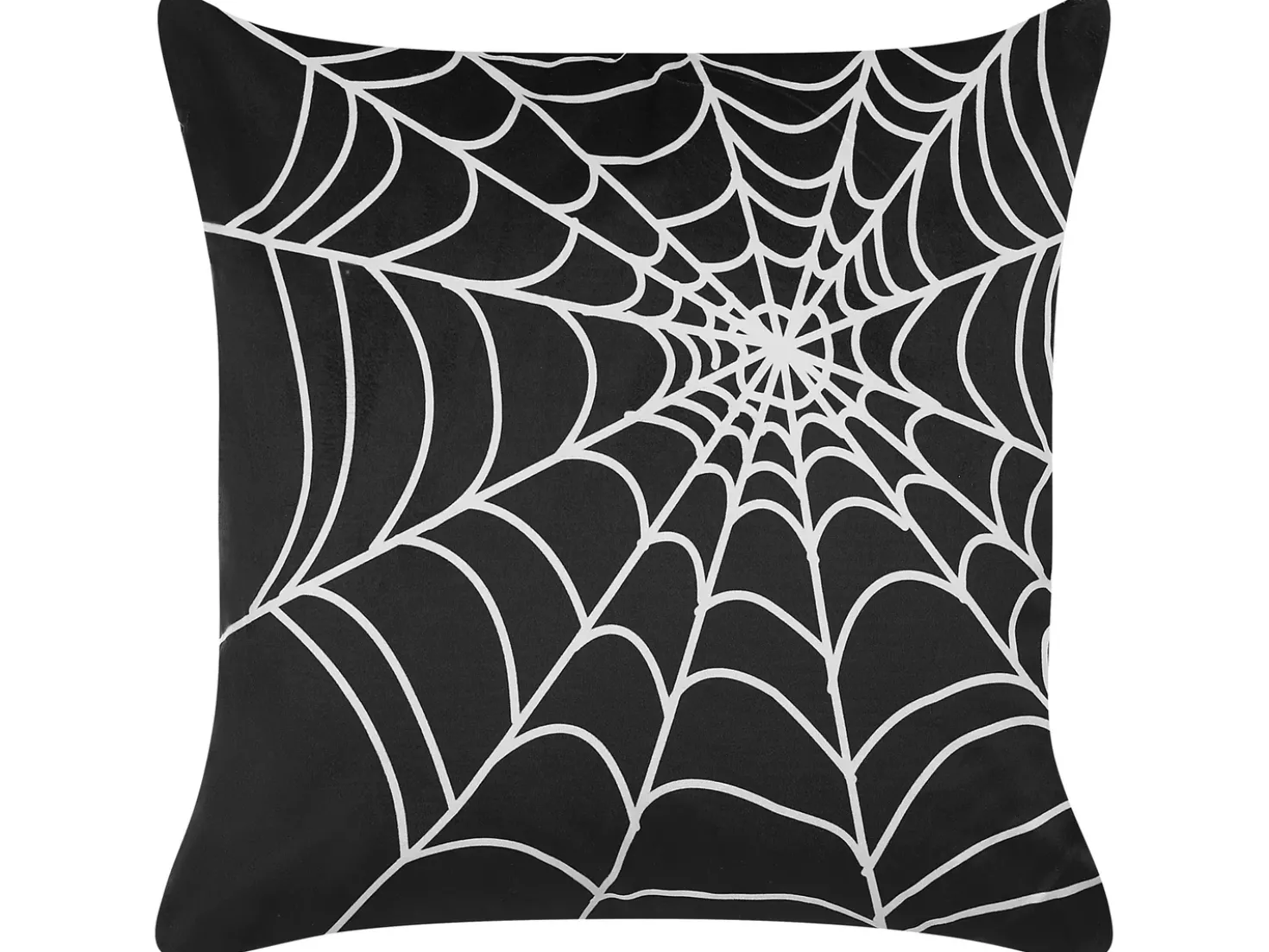 Set di 2 cuscini LYCORIS Velluto 45 x 45 cm Nero Trama astratta