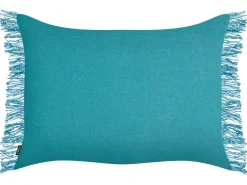 Set di 2 cuscini MABA Cotone 50 x 35 cm Blu Tinta unita