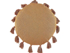 Set di 2 cuscini MADIA Cotone 45 x 45 cm Arancione Tinta unita