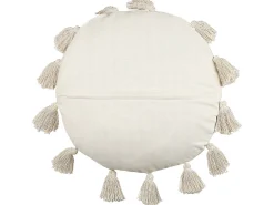 Set di 2 cuscini MADIA Cotone 45 x 45 cm Beige chiaro Tinta unita