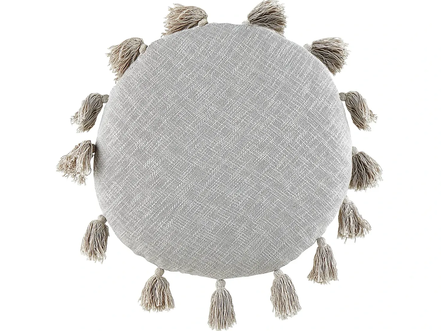 Set di 2 cuscini MADIA Cotone 45 x 45 cm Grigio Tinta unita