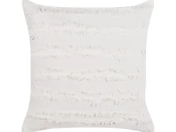 Set di 2 cuscini MAKNEH Cotone 45 x 45 cm Bianco Tinta unita