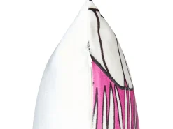 Set di 2 cuscini MALVA Velluto 45 x 45 cm Rosa Trama floreale