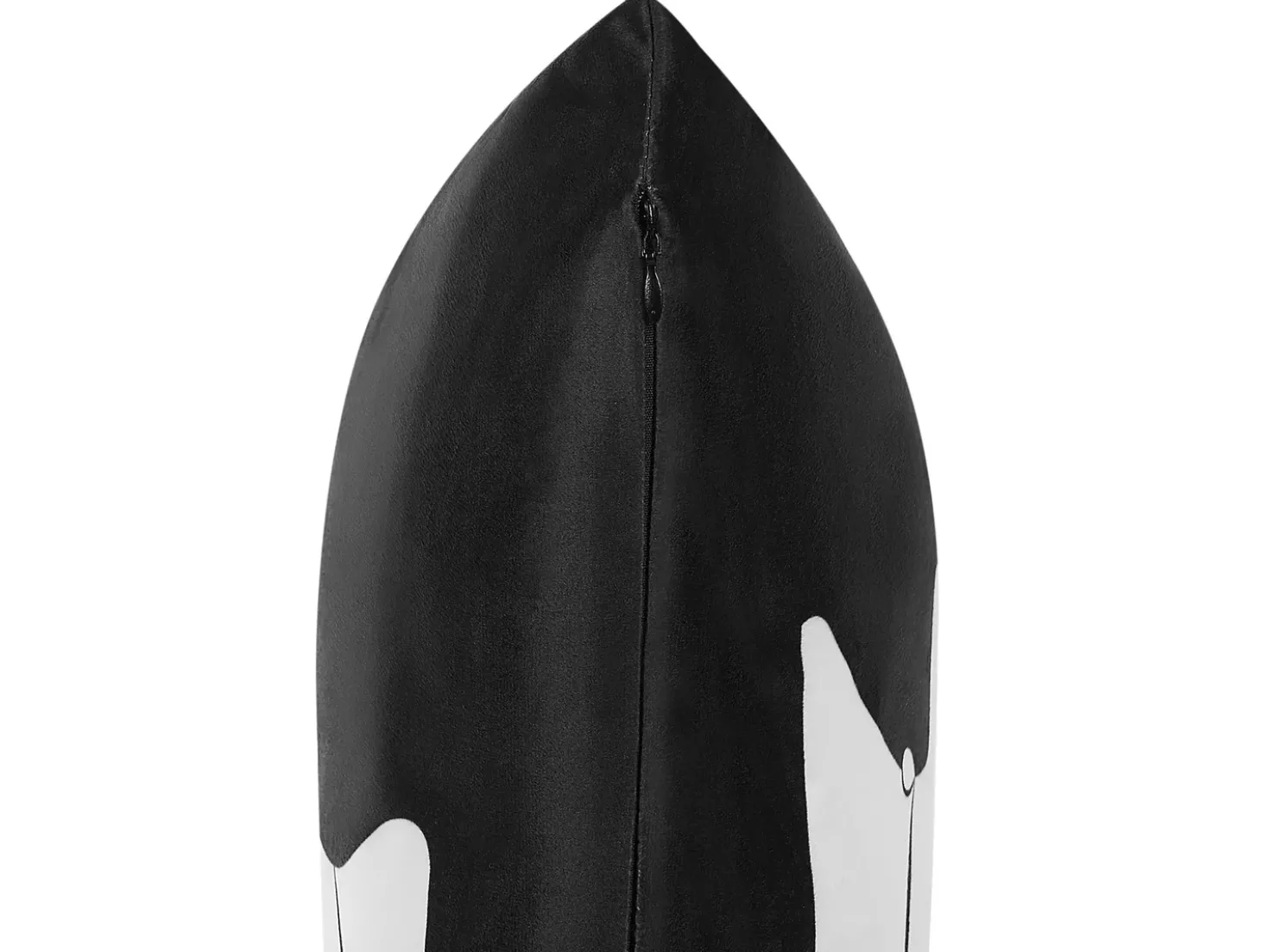Set di 2 cuscini MANDEVILLA Velluto 45 x 45 cm Nero Trama astratta