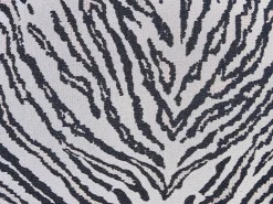 Set di 2 cuscini MANETTI 45 x 45 cm Nero/Bianco Trama animale