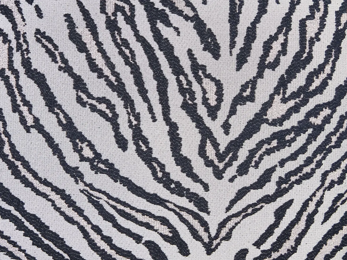 Set di 2 cuscini MANETTI 45 x 45 cm Nero/Bianco Trama animale