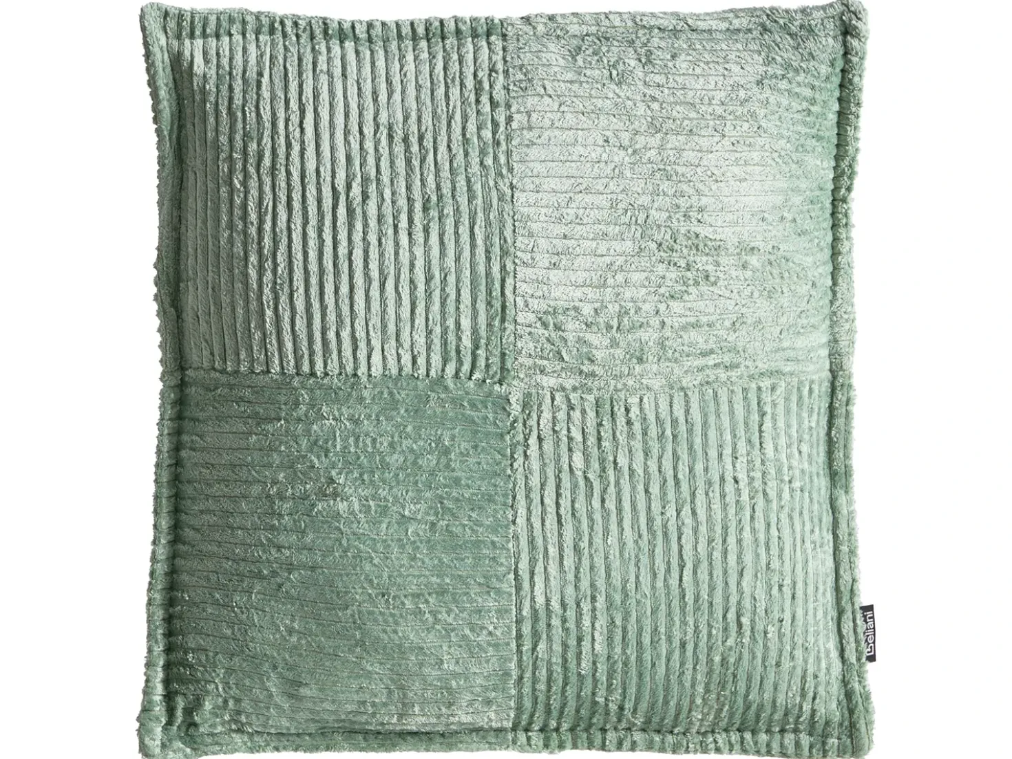Set di 2 cuscini MARANTA Velluto a coste 30 x 30 cm 45 x 45 cm Verde Tinta unita