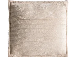 Set di 2 cuscini MARANTA Velluto a coste 30 x 30 cm 45 x 45 cm Beige chiaro Tinta unita