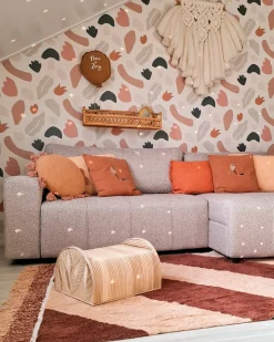 Set di 2 cuscini MARIGOLD 45 x 45 cm Arancione Tinta unita