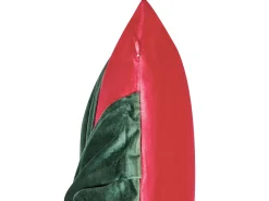 Set di 2 cuscini MARSHMALLOW Velluto 45 x 45 cm Rosso Modello natalizio