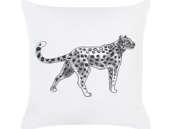 Set di 2 cuscini MARULA Cotone 45 x 45 cm Bianco Trama animale