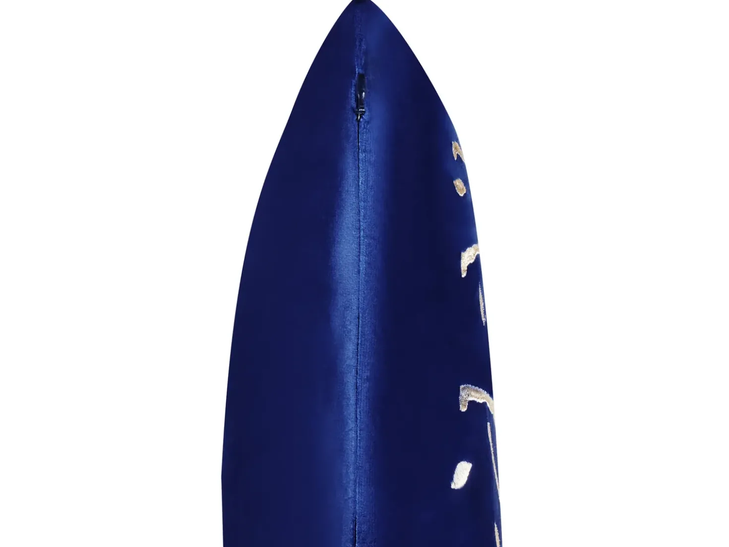 Set di 2 cuscini MERINGUE Velluto 45 x 45 cm Blu scuro Modello natalizio