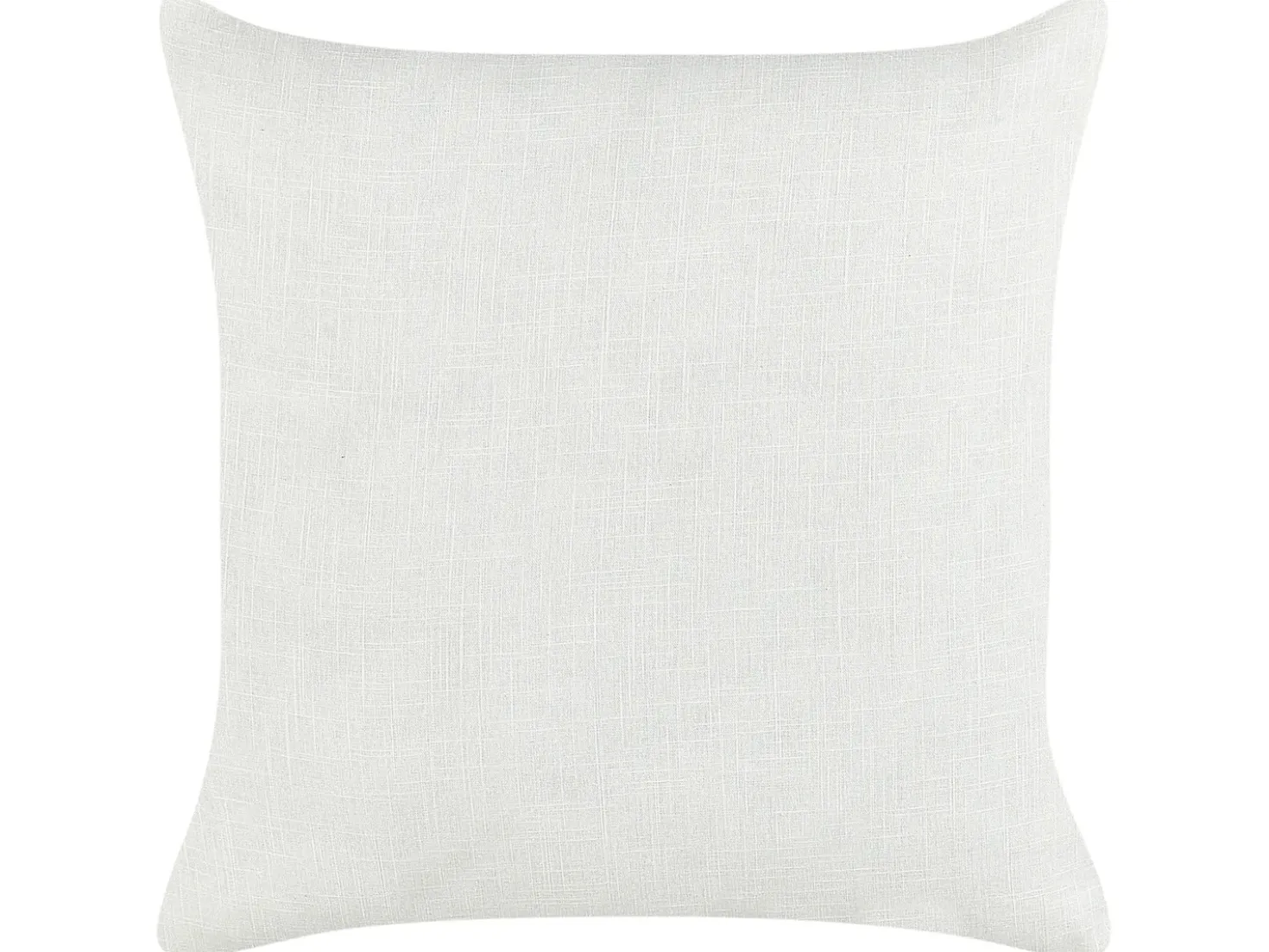 Set di 2 cuscini MILAS Lino 50 x 50 cm Nero/Bianco A strisce