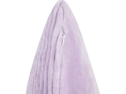 Set di 2 cuscini MILLET Velluto a coste 43 x 43 cm Viola Trama geometrica