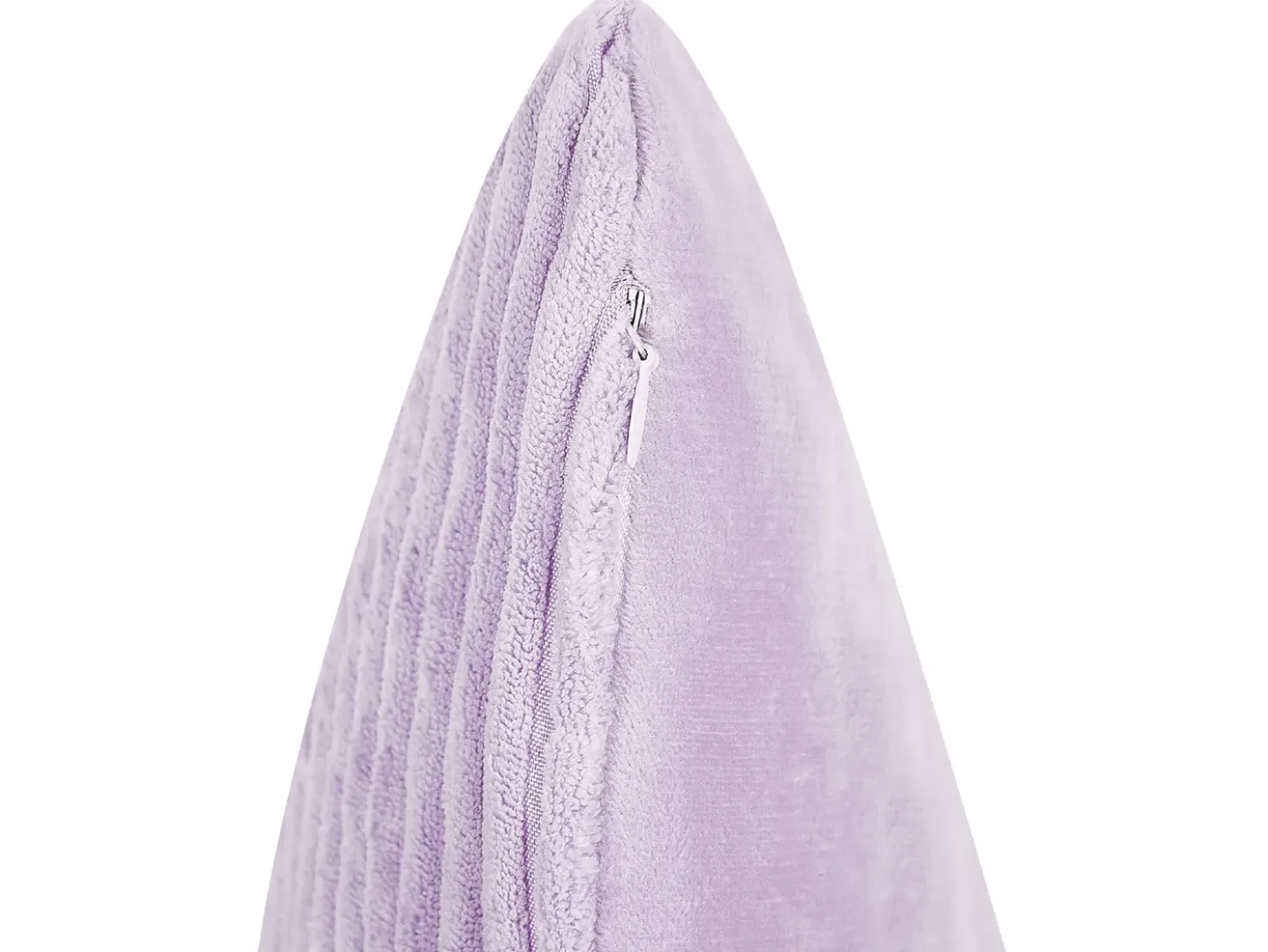 Set di 2 cuscini MILLET Velluto a coste 43 x 43 cm Viola Trama geometrica