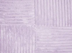 Set di 2 cuscini MILLET Velluto a coste 43 x 43 cm Viola Trama geometrica