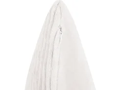 Set di 2 cuscini MILLET Velluto a coste 30 x 50 cm Bianco sporco Trama geometrica