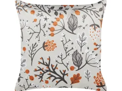 Set di 2 cuscini MONTBRETIA Velluto 45 x 45 cm Multicolore Trama di piante
