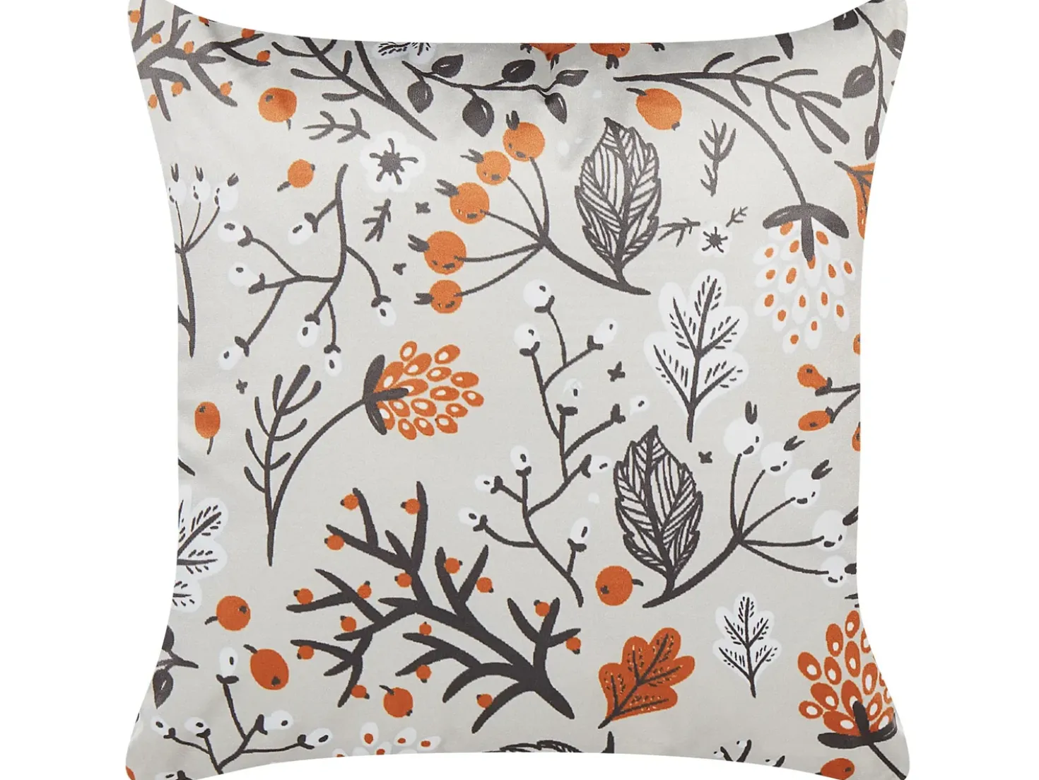 Set di 2 cuscini MONTBRETIA Velluto 45 x 45 cm Multicolore Trama di piante