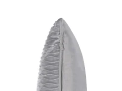 Set di 2 cuscini MOTARI Velluto 45 x 45 cm Grigio Trama geometrica