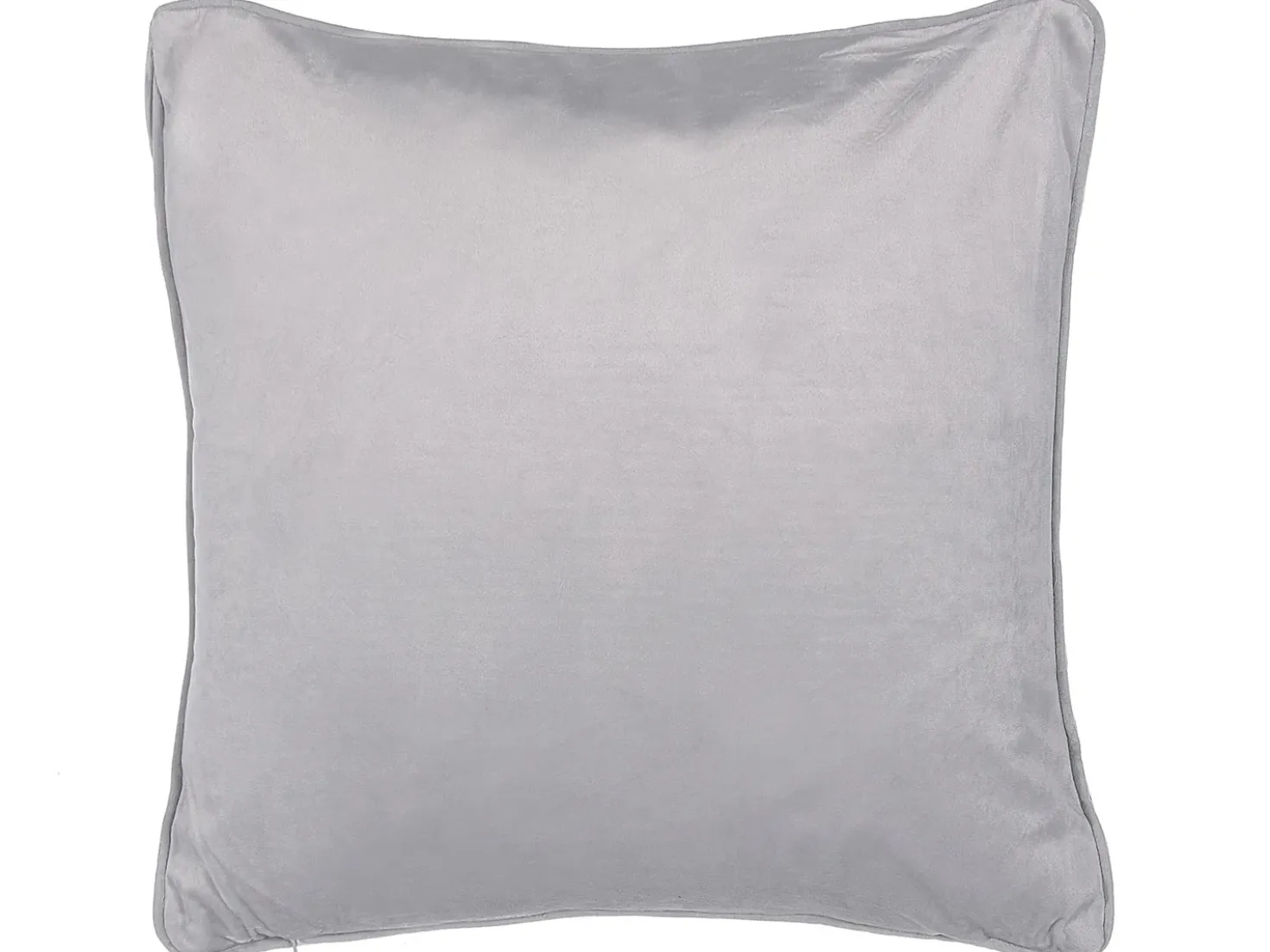 Set di 2 cuscini MOTARI Velluto 45 x 45 cm Grigio Trama geometrica