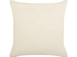 Set di 2 cuscini MYRICA Cotone 45 x 45 cm Bianco Trama geometrica