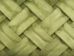 Set di 2 cuscini NARCISSUS Velluto 43 x 43 cm Verde Trama geometrica