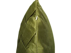 Set di 2 cuscini NARCISSUS Velluto 43 x 43 cm Verde Trama geometrica