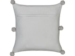 Set di 2 cuscini OCOTEA Cotone 45 x 45 cm Grigio Tinta unita