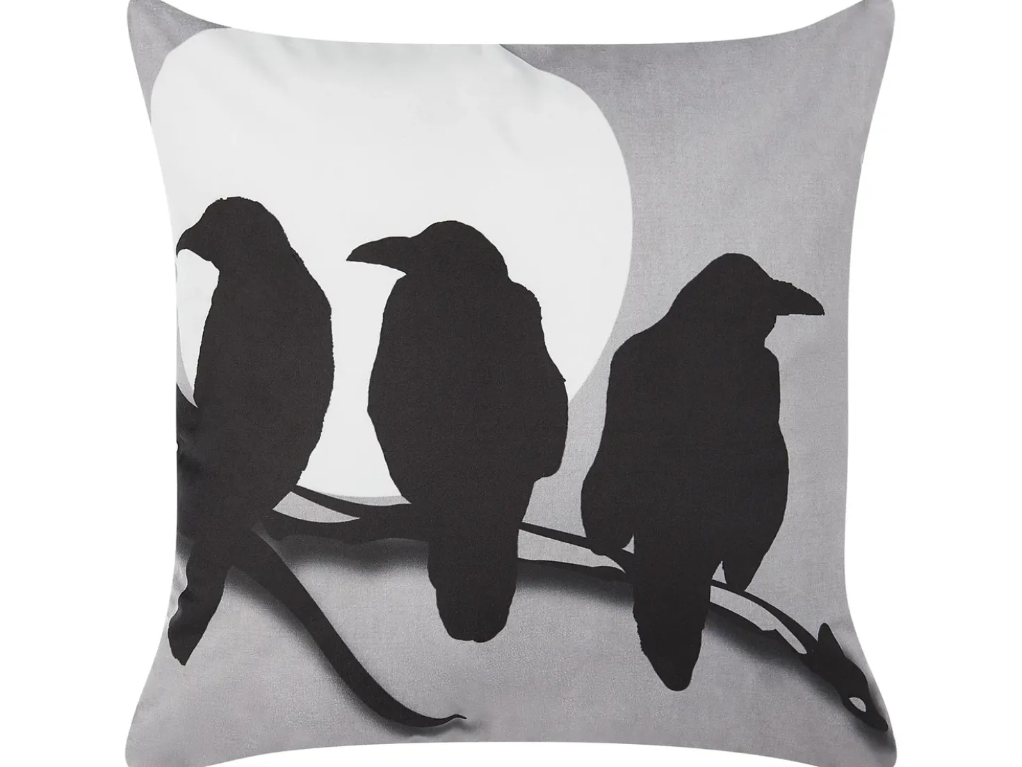 Set di 2 cuscini ORADEA Velluto 45 x 45 cm Grigio Trama animale