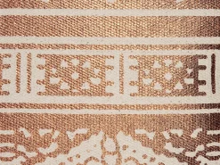 Set di 2 cuscini OUJDA Cotone 50 x 50 cm Rame Trama geometrica