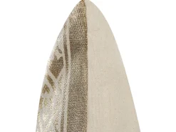 Set di 2 cuscini OUJDA Cotone 50 x 50 cm Oro Trama geometrica