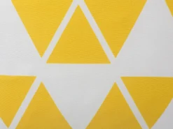 Set di 2 cuscini PANSY 45 x 45 cm Giallo Trama geometrica