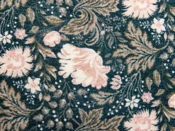 Set di 2 cuscini PARROTIA Velluto 45 x 45 cm Foglia di tè Trama floreale