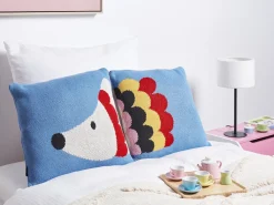 Set di 2 cuscini PASHOT Cotone 45 x 45 cm Blu