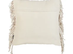 Set di 2 cuscini PATTAN Cotone 45 x 45 cm Beige Trama geometrica