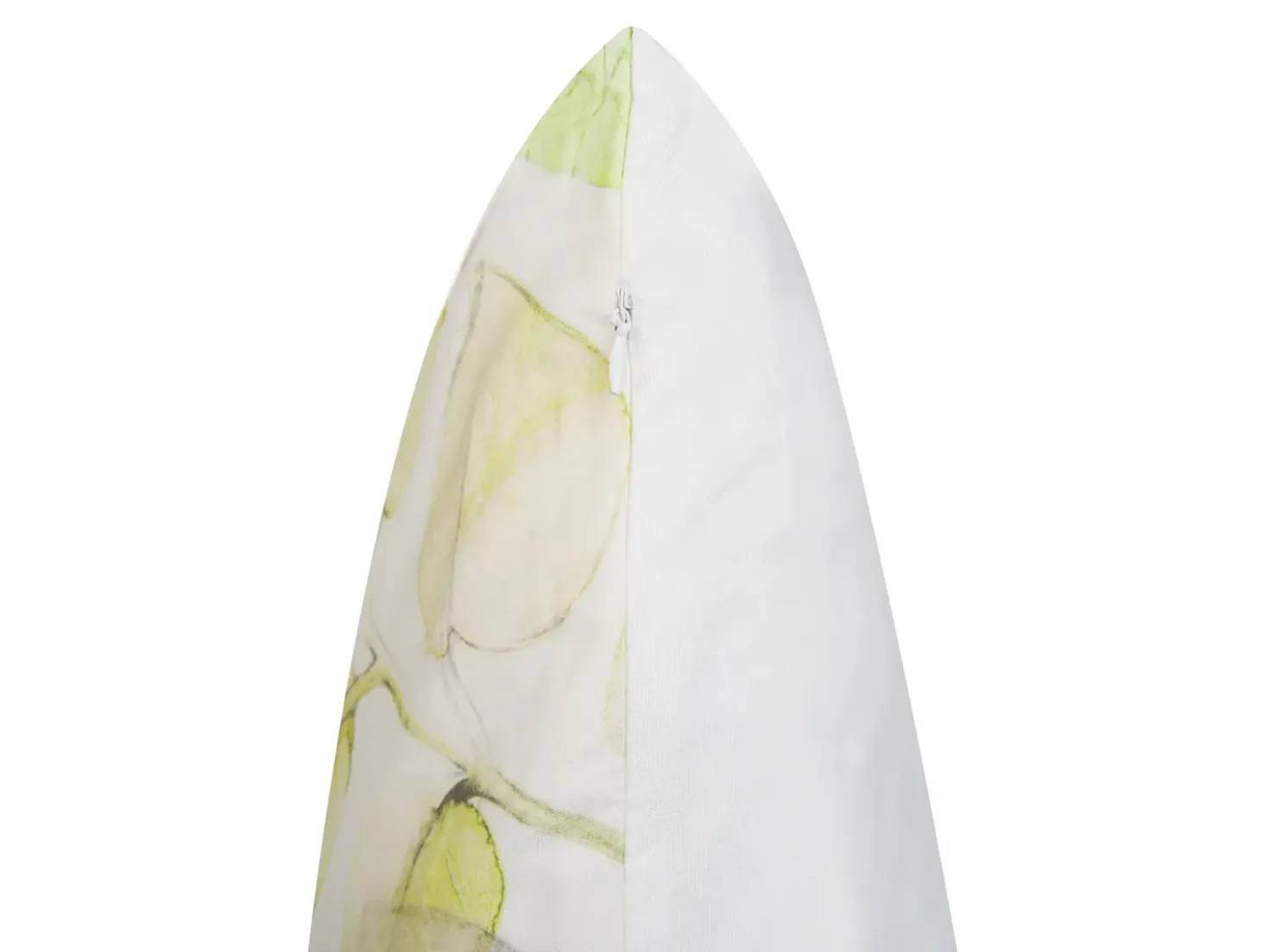 Set di 2 cuscini PEPEROMIA Cotone 45 x 45 cm Bianco Trama di piante