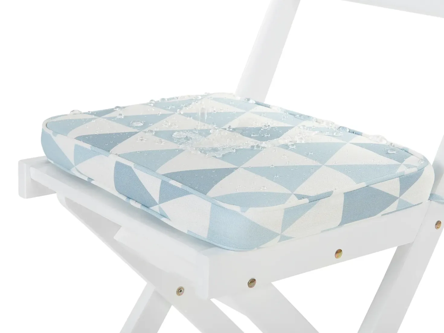 Set di 2 cuscini per sedie FIJI 29 x 38 cm Blu